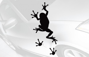 Details about 2 Frogs - Window Bumper Car Bike Decal Stickers (Pair)