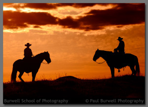 Cowboy Sunset