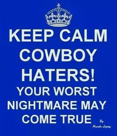 How bout them Cowboy's!