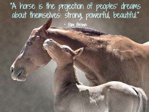 ... Dreams About Themselves Strong Powerful Beautiful - Animal Quote