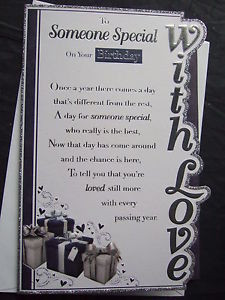 ... ~ QUALITY ~ BIRTHDAY CARD ~ MALE ~ GREAT DESIGNS with FAB VERSES