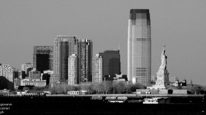 Jersey City Viewed From Sea
