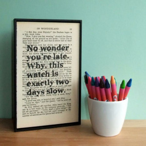 ... bigger quote over them, frame and place on shelves around the room