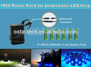 18650 Lithium Battery Pack, Rechargeale Waterproof Battery Pack 12V