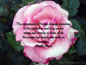 thus we see magic and beauty in them while the magic and beauty are ...