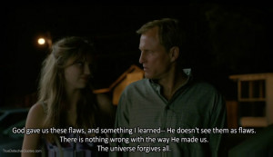 God gave us flaws, and something I learned–He doesn’t see them as ...