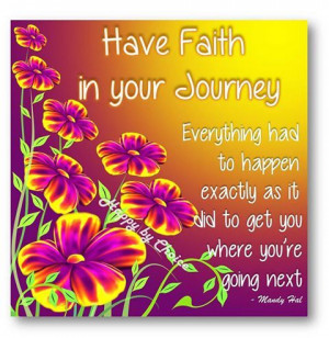 Faith in your Journey