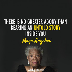 In memoriam... Maya Angelou