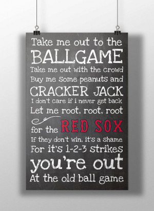 ... ://www.etsy.com/listing/171988621/boston-red-sox-take-me-out-to-the