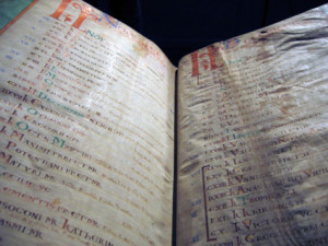 Devil’s Bible ( Codex Gigas) manuscript © MHP