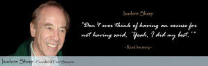 evancarmichael.comIssy Sharp Quote