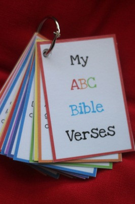 ABC Bible Verse Flashcard Printables ~ Teaching God’s Word