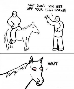 Funny cartoon – Horse