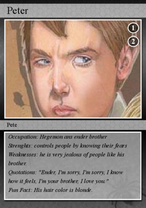 Peter Wiggin Quotes. QuotesGram