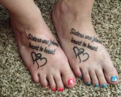 21st Birthday Quotes For Twin Sister ~ Sister tattoos on Pinterest ...