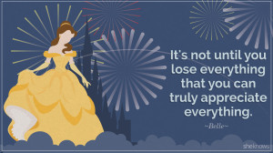 belle inspirational quote