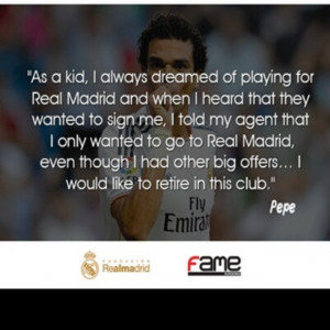 quote by Pepe. #halarealmadrid #realmadrid #academy #egypt #pepe # ...