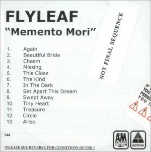 Memento+mori+flyleaf