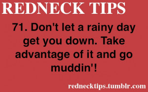 redneck # redneck tips # redneck tip # tip # tips # rain # rainy day ...