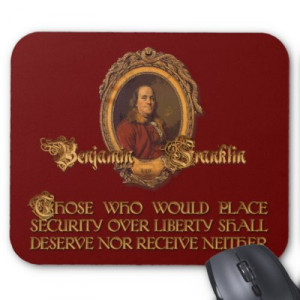 Ben Franklin Security Freedom Quote