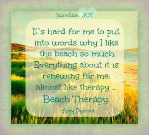 Beach Therapy Quote. #beachquote #quotes Via: https://www.facebook.com ...