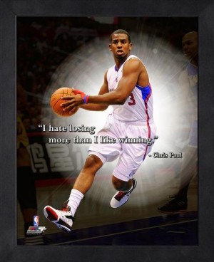 Los Angeles Clippers Chris Paul Framed Pro Quote