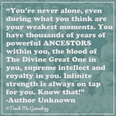Beautiful poem about the power of our ANCESTORS. (Teach Me Genealogy)
