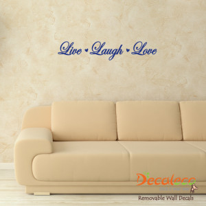 Home » Products » Live Laugh Love Wall Quote (Choose from 5 Fonts)