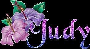 Name Logo Judy Purple and Pink Image