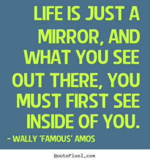 Mirror Quotes life is just a mirror,