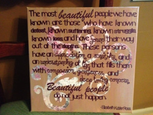 Beautiful People Quote Art. $21.00, via Etsy.