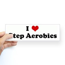 Love Step Aerobics Bumper Bumper Sticker