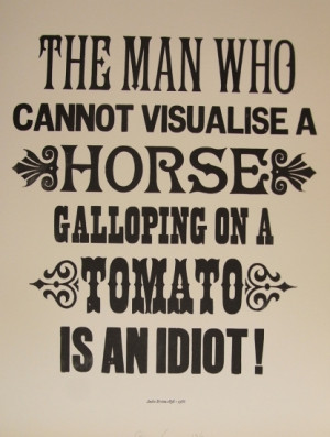 Buy A Horse Galloping on a Tomato (Andre Breton) by Stephen Kenny at ...