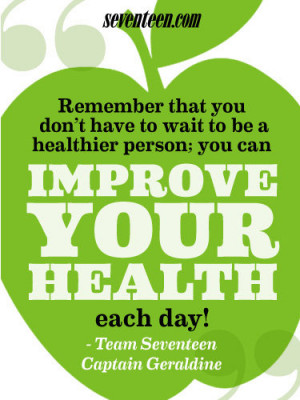 ... Get Inspired For a Healthier You! - Fitspiration Quotes - Seventeen