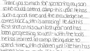 Thank You Nurse Quotes Thank you from a camper parent