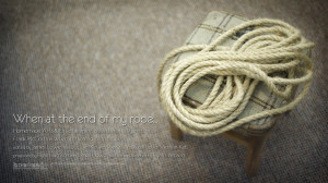Frame from When at the end of my rope...