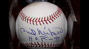 PHIL NIEKRO Braves signed baseball w COA