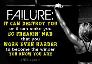 P90X: FAILURE IS NOT AN OPTION.