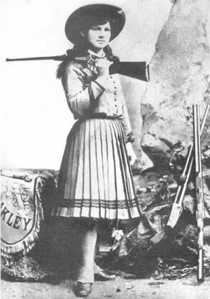 Annie Oakley; sharpshooter
