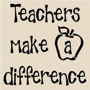 Teachers make a difference