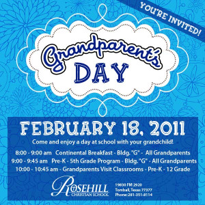 Grandparents of students at Rosehill Christian School in Tomball will ...