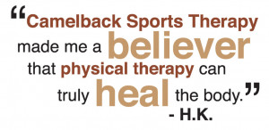 ... | Phoenix physical therapy rehabilitation | Camelback Sports Therapy