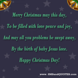 Merry Christmas May This Day | | Christmas Messages | SMS and Quotes
