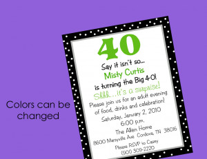 Surprise 30th Birthday Party Invitations Wording