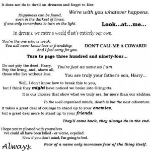 Awesome Harry Potter Quotes! My favorite is Luna's- You're just as ...