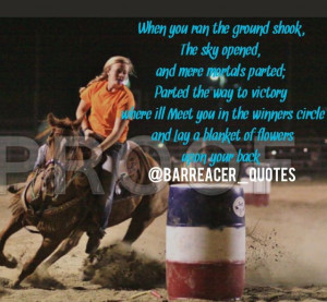 Barrel Racing Sayings And Quotes Picture