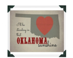 ... in the Oklahoma Sunshine Lyrics - Art Print - 8x10 - Waylon Jennings