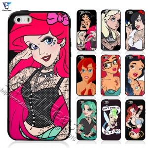 Tattoo-Zombie-The-Little-Mermaid-Frozen-Princess-Cute-Olaf-Case-for ...