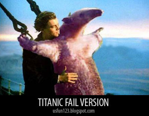 Titanic funny pictures with bear