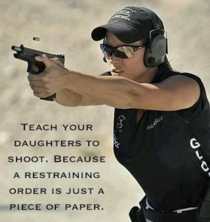 Shoot like a girl #guns